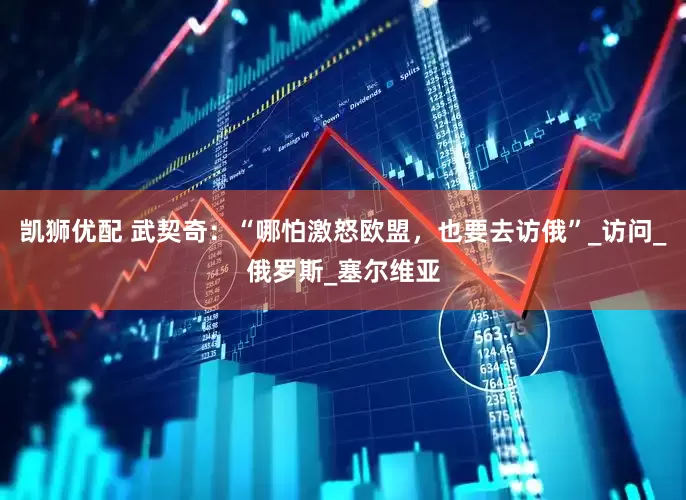 凯狮优配 武契奇：“哪怕激怒欧盟，也要去访俄”_访问_俄罗斯_塞尔维亚