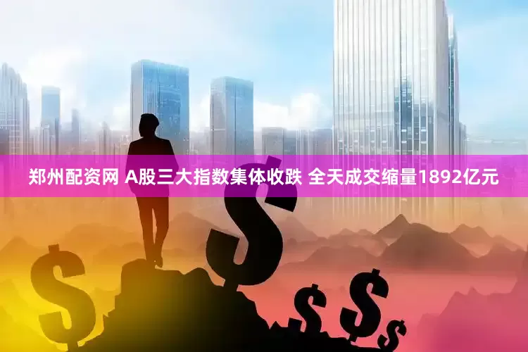 郑州配资网 A股三大指数集体收跌 全天成交缩量1892亿元